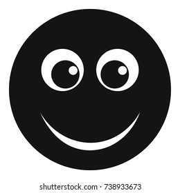 Smile icon. Vector simple illustration of smile icon isolated on white background