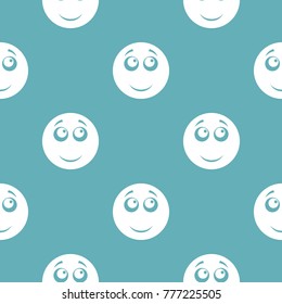 Smile icon. Vector simple illustration of smile icon isolated on white background