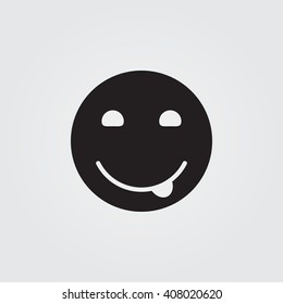 Smile Icon Vector Solid Illustration Pictogram Stock Vector (Royalty ...