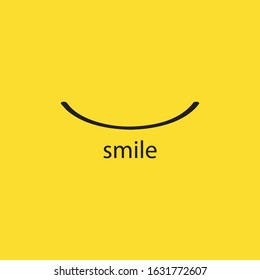 smile icon vector template design