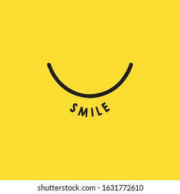 smile icon vector template design