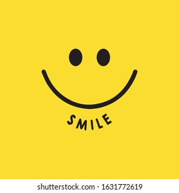 smile icon vector template design