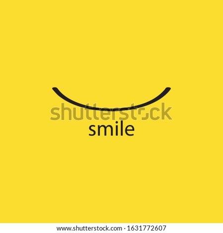 smile icon vector template design