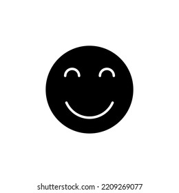 smile icon vector for web and mobile app. smile emoticon icon. feedback sign and symbol