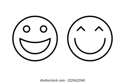 smile icon vector for web and mobile app. smile emoticon icon. feedback sign and symbol