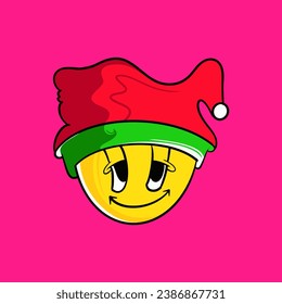  smile icon version special christmas 2023 vector