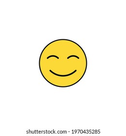 Smile icon for web and mobile