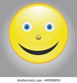 Smile icon for web and mobile