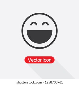 Smile Icon,Laughing Smile Icon Vector Illustration Eps10