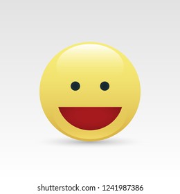smile icons. emoji. emoticons