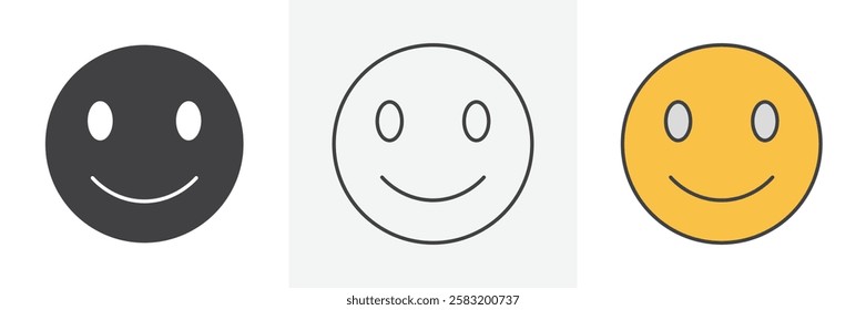 Smile icons pack for website designs