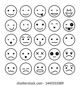 Smile Icons Vector Illustration Isolated On Stock Vector (Royalty Free ...