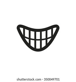 Big Happy Toothy Cartoon Smile Vector Stock Vector (Royalty Free) 270007463