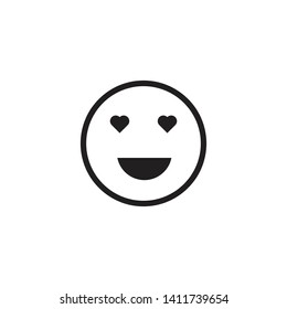 Smile / Laugh Emoticon Icon Vector - Vector