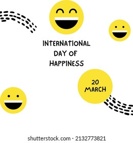smile and laugh emoticon vector for background and wallpaper