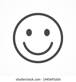 快乐笑脸表情符号 表情符号线艺术矢量图标的应用程序和网站 的类似图片 库存照片和矢量图 Shutterstock
