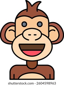 Smile Line vector Icon Design