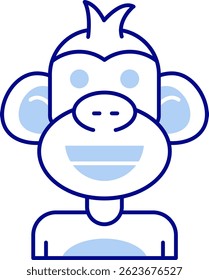 Línea de sonrisa Vector Icon Design