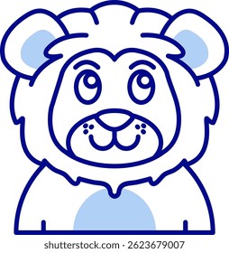 Línea de sonrisa Vector Icon Design