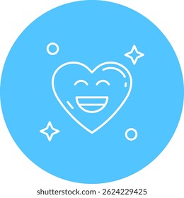 Smile Line vector Icon Design