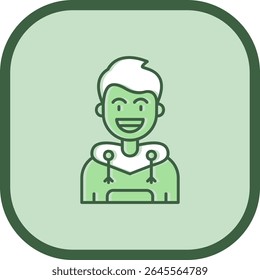 Smile Line Vektor Icon Design
