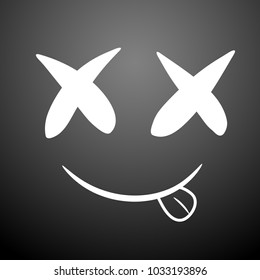 smile linear design eps 10 vector