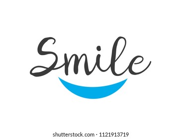 Smile logo design template vector. Happy smile vector logotype