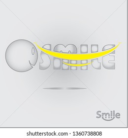 smile logo design vector