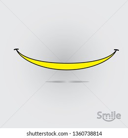 smile logo design vector