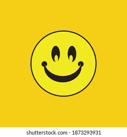 smile logo and icon vector template design