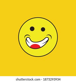 diseño del logotipo de sonrisa y de la plantilla del vector de iconos