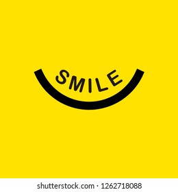 Smile Logo Vector Template Design Illustration