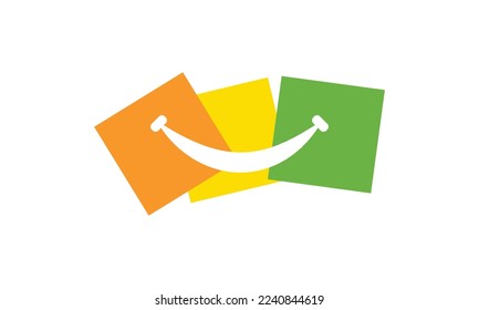 Smile Logo Vector Template. Smile icon vector