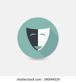 Smile mask icon