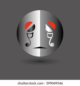 smile. musical notes.