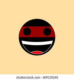 Smile ninja emoticon