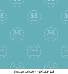 Smile pattern vector seamless repeating for any web design