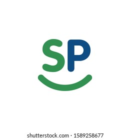 Smile Personal Logos | Initial SP or PS