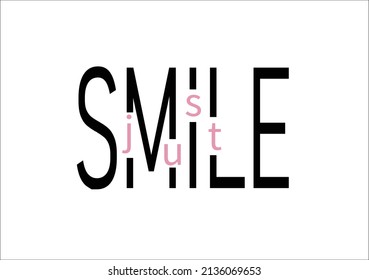 smile pink hand drawn design vector