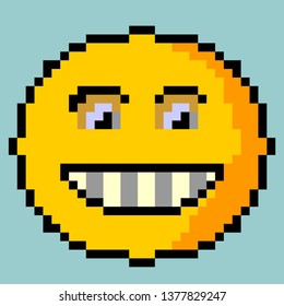 smile pixels art