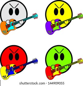 Smile Playing Guitars