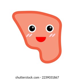 Smile shape icon. Vector illustration.