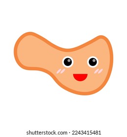 Smile shape icon. Vector illustration.