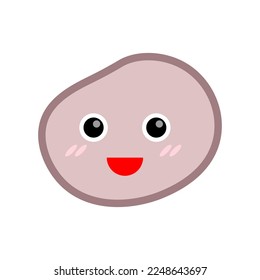 Icono de forma Sonreír. Ilustración vectorial.