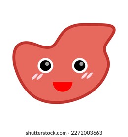 Smile shape icon. Vector illustration.