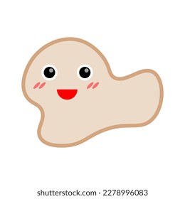 Smile shape icon. Vector illustration.
