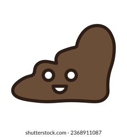 Smile shape icon. Vector illustration.
