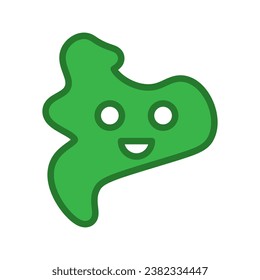 Smile shape icon. Vector illustration.