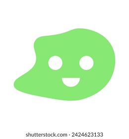 Smile shape icon. Vector illustration.