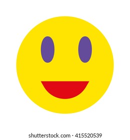 Smile  sign pattern.  Vector illustration.